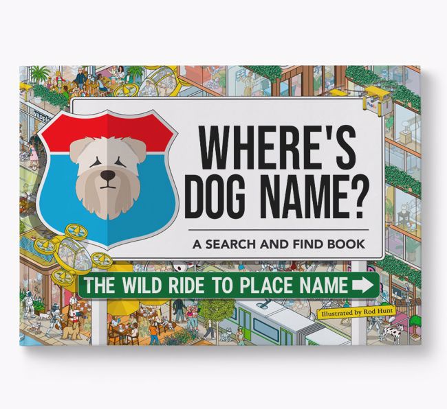 Personalised Soft Coated Wheaten Terrier Book: Where's Soft Coated Wheaten Terrier? Volume 3